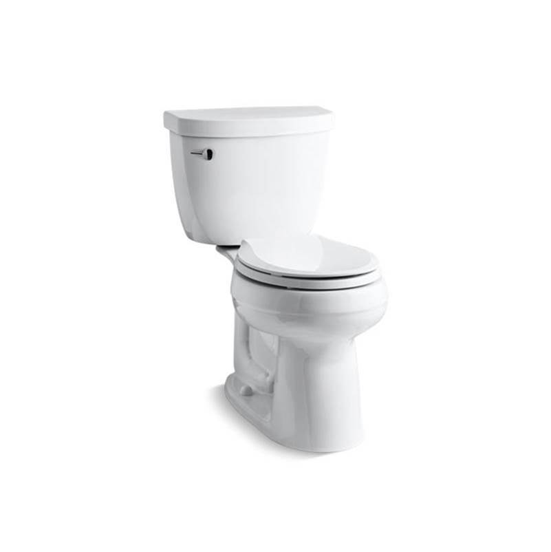 Kohler Cimarron® Comfort Height® Two-piece round-front 1.28 gpf chair height toilet with 10'' rough-in