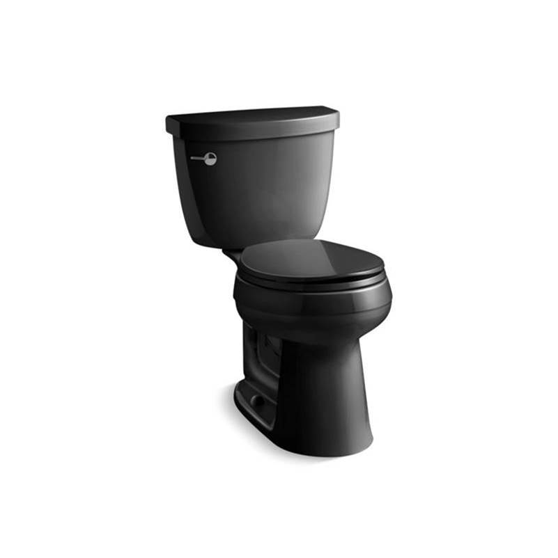 Kohler Cimarron® Comfort Height® Two-piece round-front 1.28 gpf chair height toilet