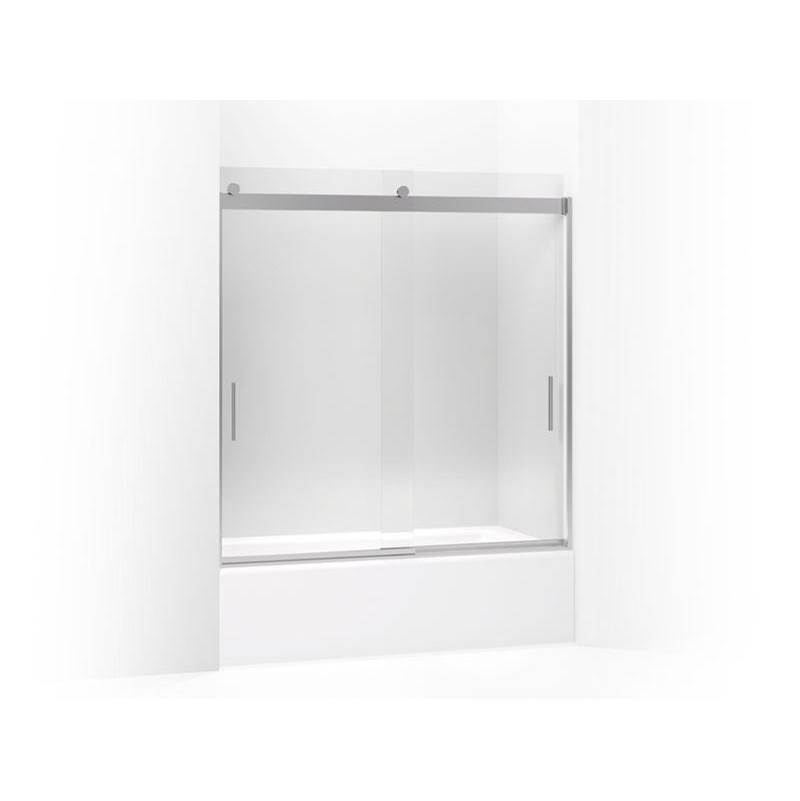 Kohler Levity® 62'' H sliding bath door with 1/4'' - thick glass