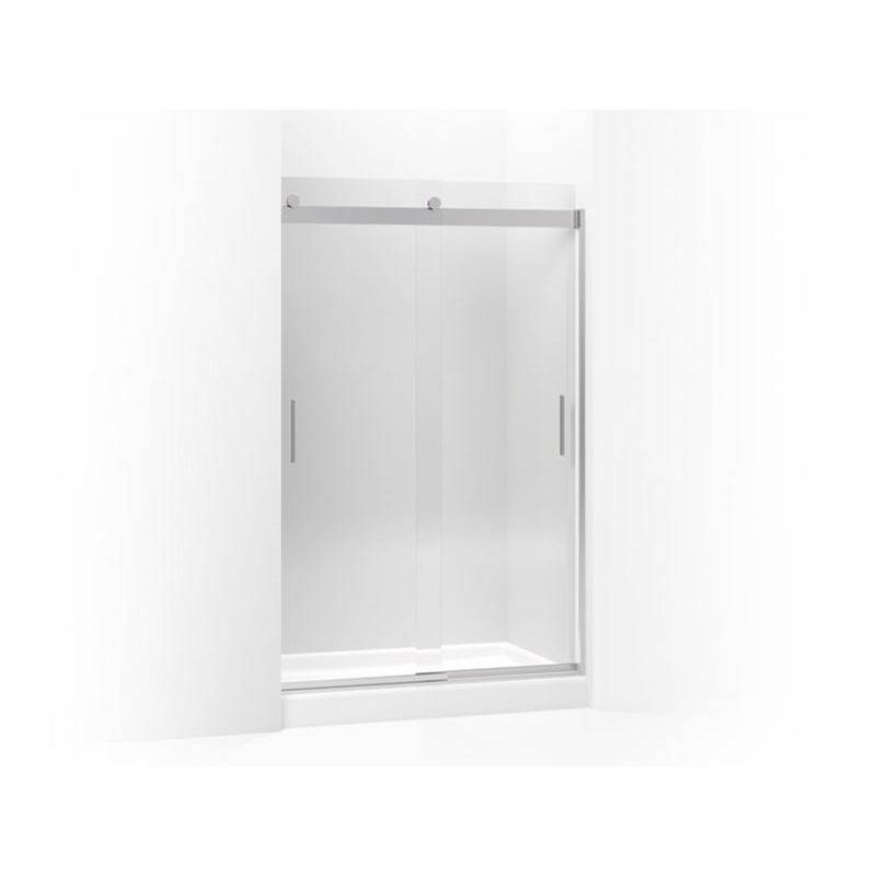 Kohler Levity® Sliding shower door, 74'' H x 43-5/8 - 47-5/8'' W, with 1/4'' thick Crystal Clear glass