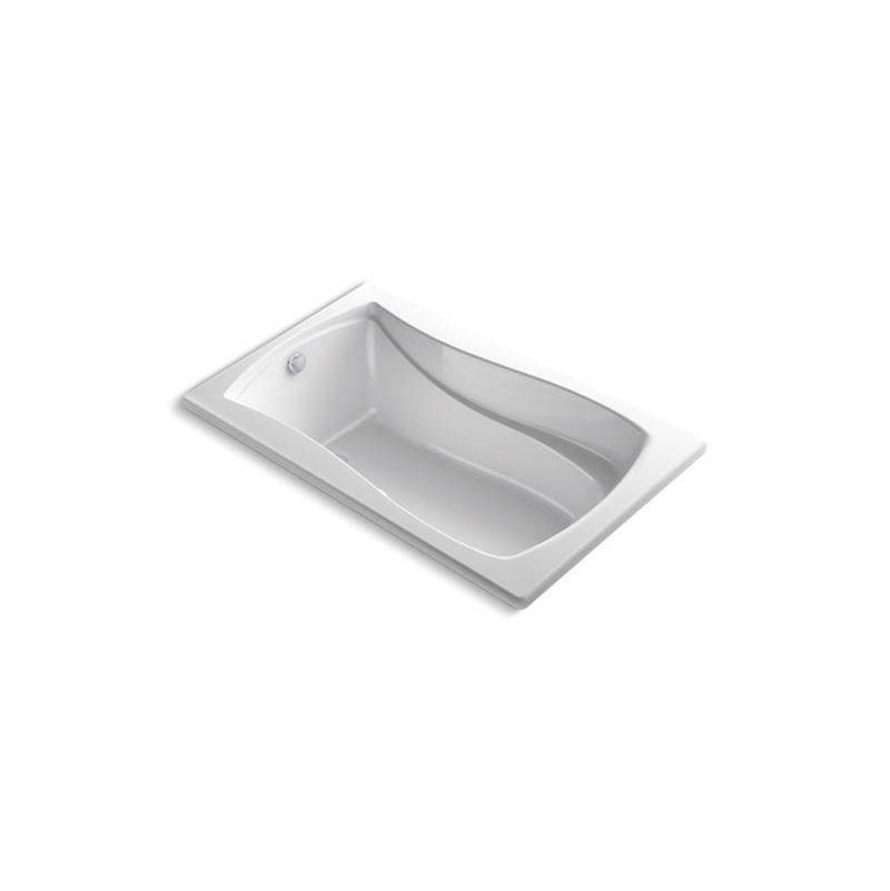 Kohler Mariposa® 60'' x 36'' drop-in Heated BubbleMassage™ air bath with Bask® heated surface
