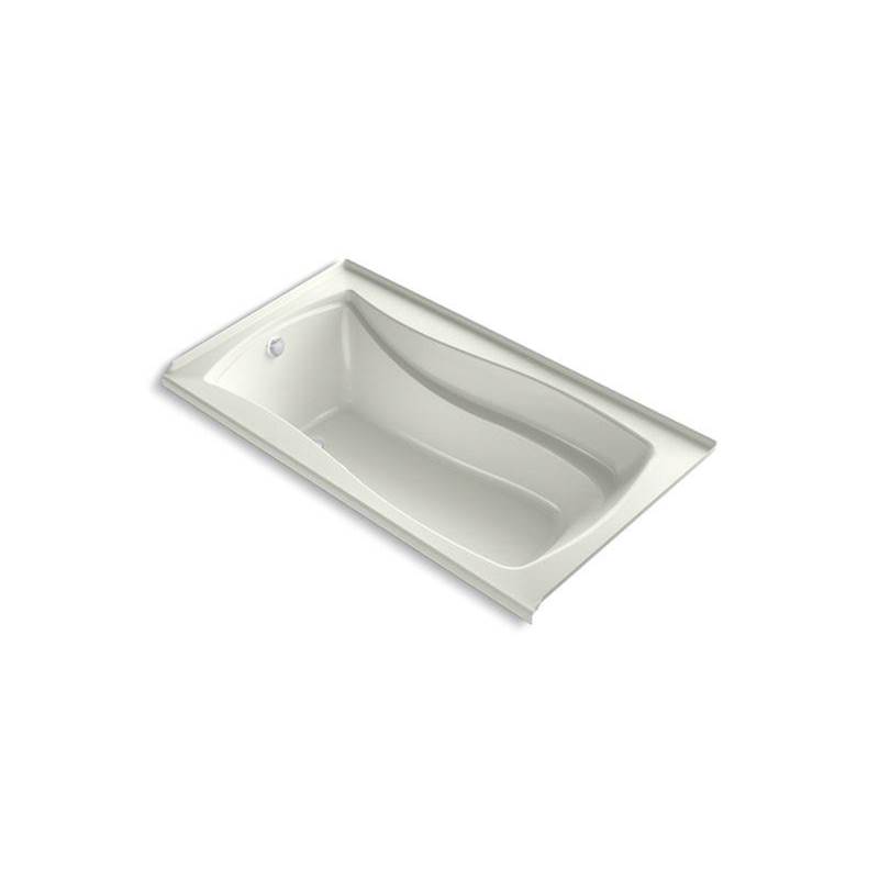 Kohler Mariposa® 66'' x 36'' integral flange Heated BubbleMassage™ air bath with Bask® heated surface and left-hand drain