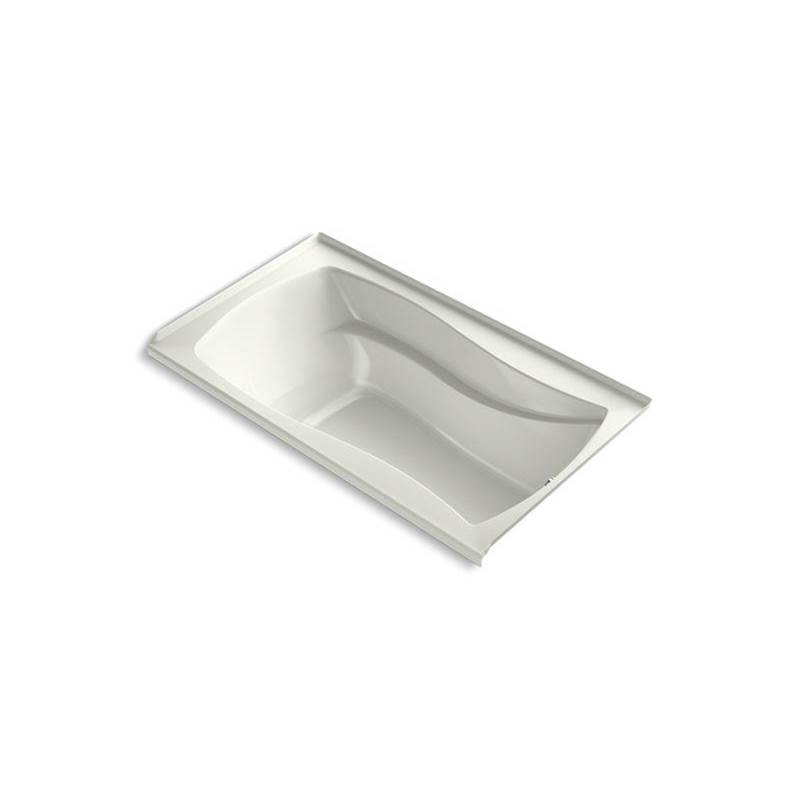 Kohler Mariposa® 66'' x 35-7/8'' integral flange Heated BubbleMassage™ air bath with right-hand drain