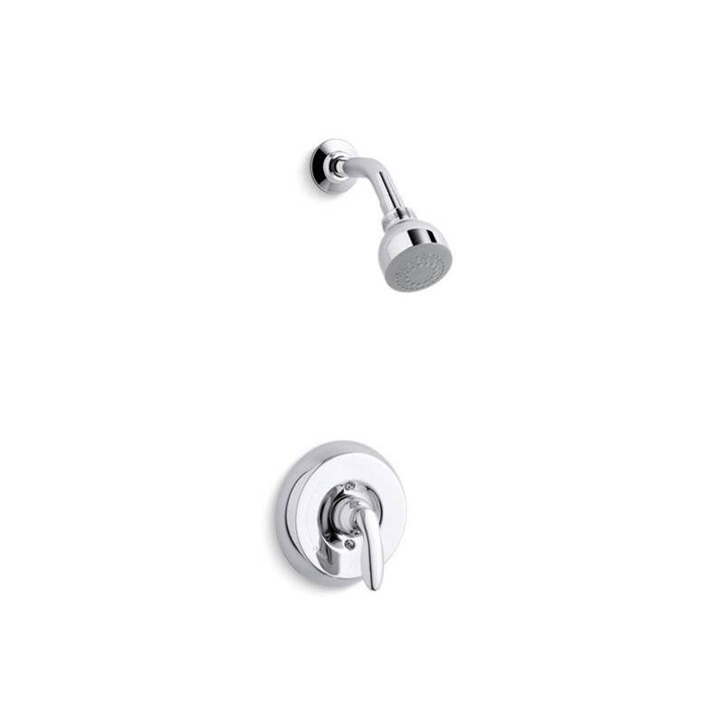 Kohler Coralais® Rite-Temp® shower valve trim with lever handle and 1.75 gpm showerhead