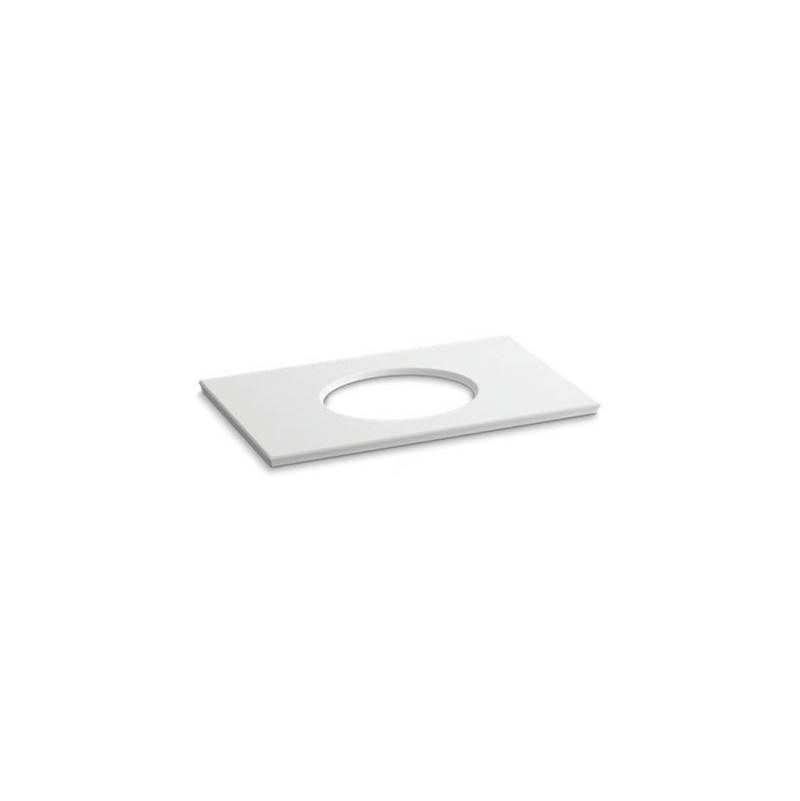 Kohler Solid/Expressions® 37'' vanity top with single Verticyl® oval cutout
