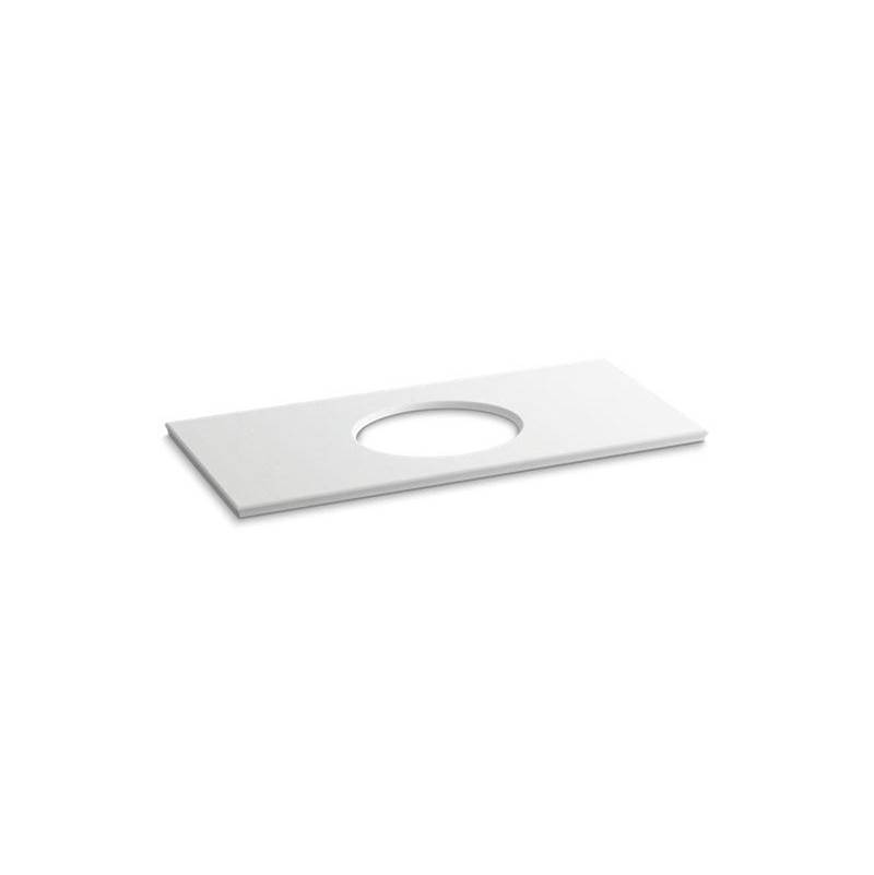 Kohler Solid/Expressions® 49'' vanity top with single Verticyl® oval cutout