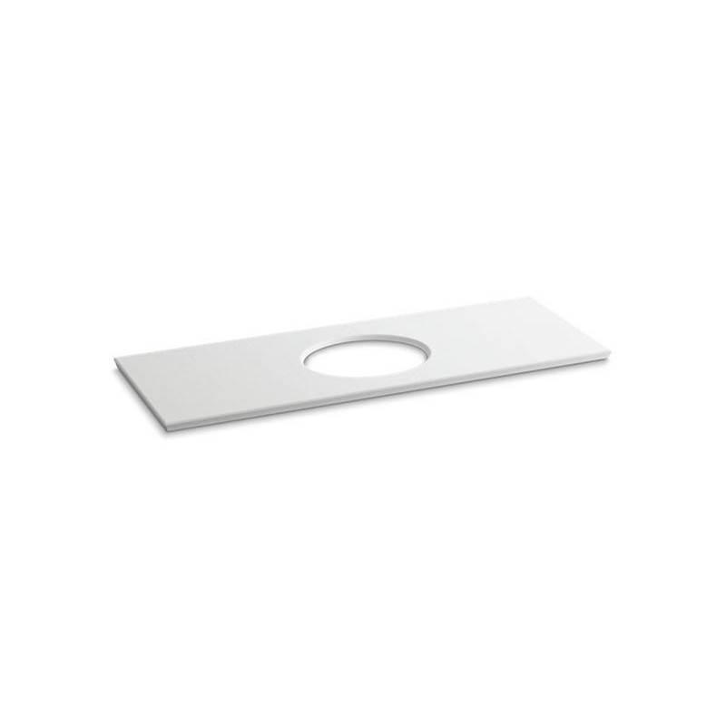 Kohler Solid/Expressions® 61'' vanity top with single Verticyl® oval cutout