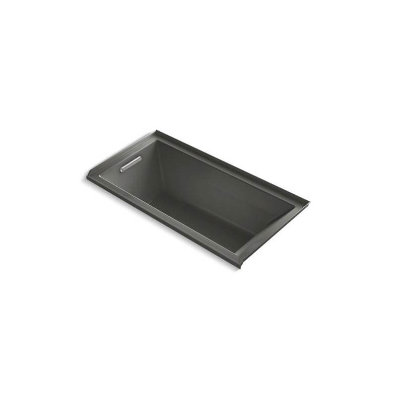 Kohler Underscore® 60'' x 30'' heated whirlpool bath with left drain