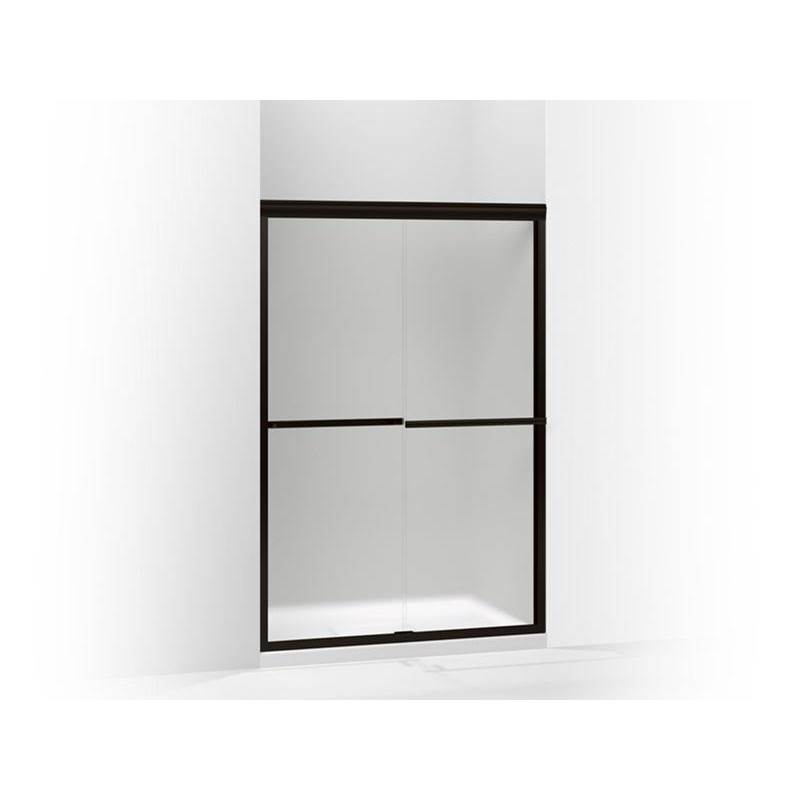 Kohler Gradient® sliding shower door, 70-1/16'' H x 47-5/8'' W, with 1/4'' thick Frosted glass