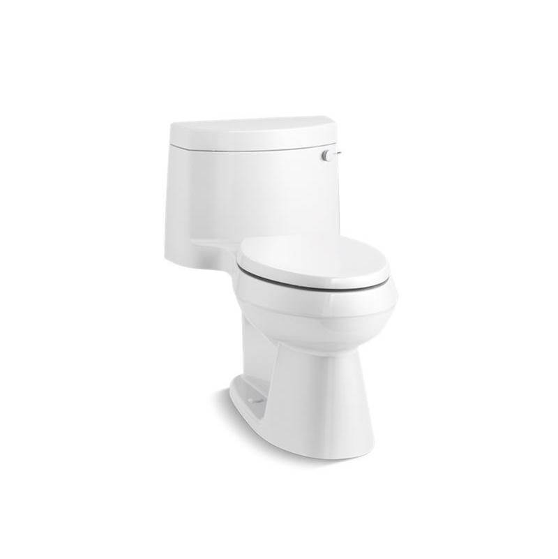 Kohler Cimarron® One-piece elongated 1.28 gpf chair height toilet with right-hand trip lever, and Quiet-Close™ seat
