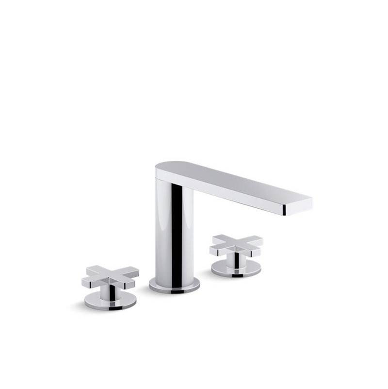 Kohler Composed® Widespread bathroom sink faucet with cross handles