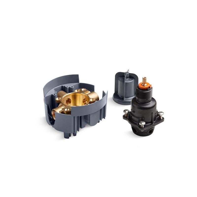 Kohler Rite-Temp® Valve body and pressure-balancing cartridge kit with female NPT connections, project pack