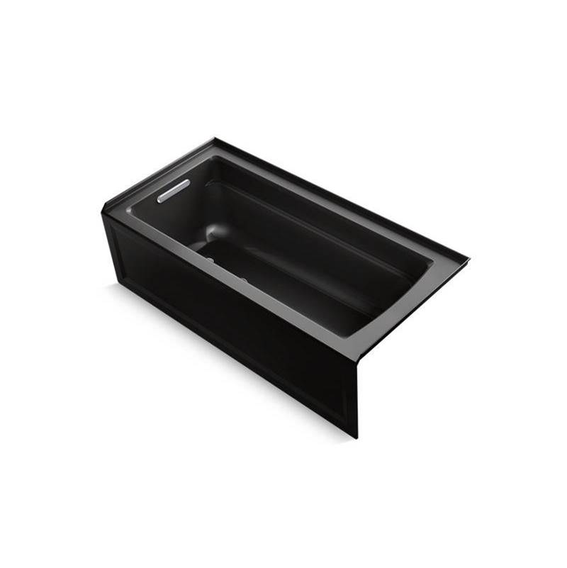Kohler Archer® 66'' x 32'' alcove bath with left-hand drain