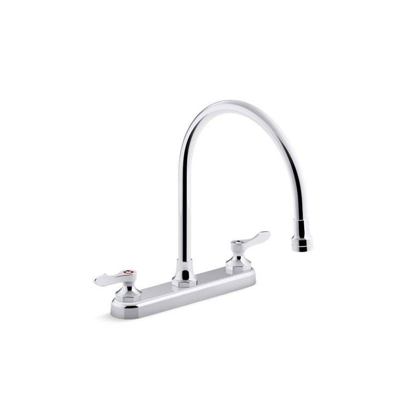 Kohler Triton® Bowe® 1.8 gpm kitchen sink faucet with 9-5/16'' gooseneck spout, aerated flow and lever handles