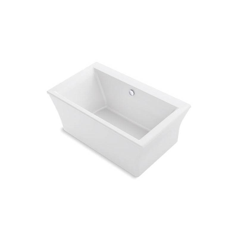 Kohler Stargaze® 60-3/16'' x 34-1/4'' freestanding bath with fluted shroud and center drain