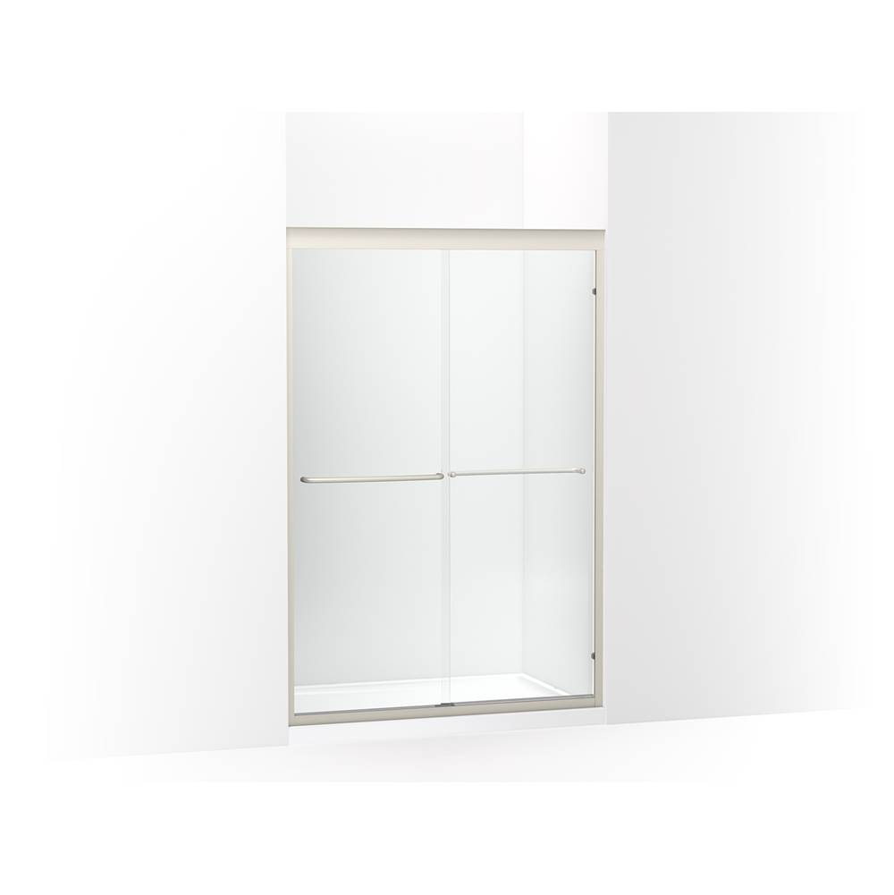 Kohler Fluence 44-5/8 - 47-5/8-in W X 70-9/32-in H Sliding Shower Door With 1/4-in Thick Crystal Clear Glass