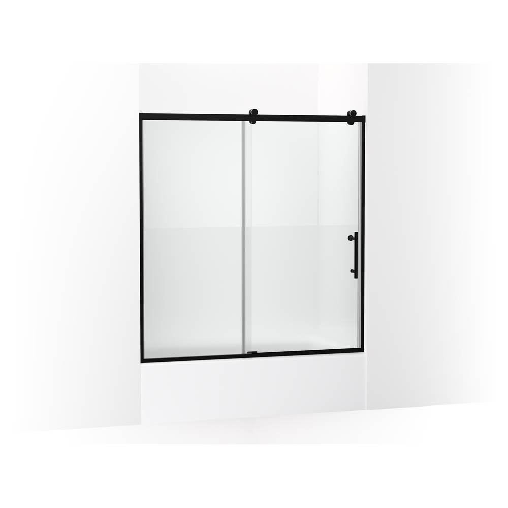 Kohler Rely 62-1/2 in. H Sliding Bath Door With 3/8 in.-Thick Glass