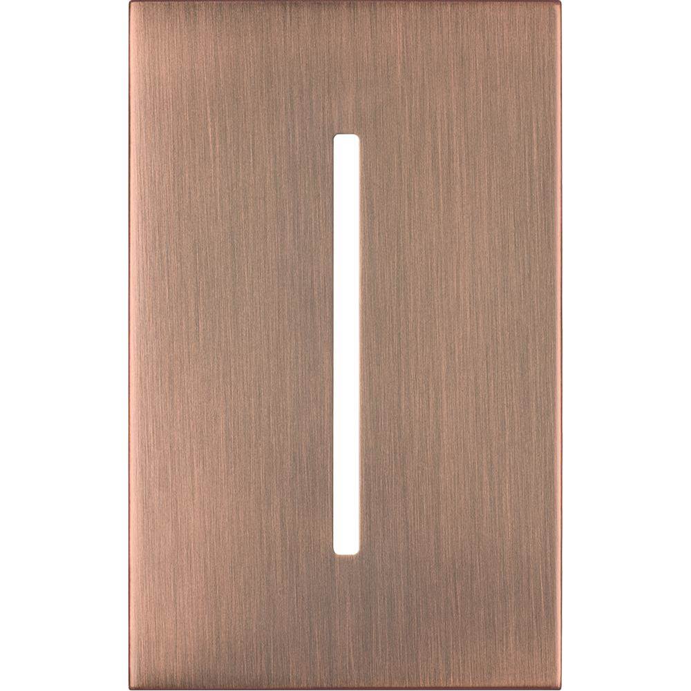 Lutron New Arch Wallplate 1Gang Gfk T Ant Brss