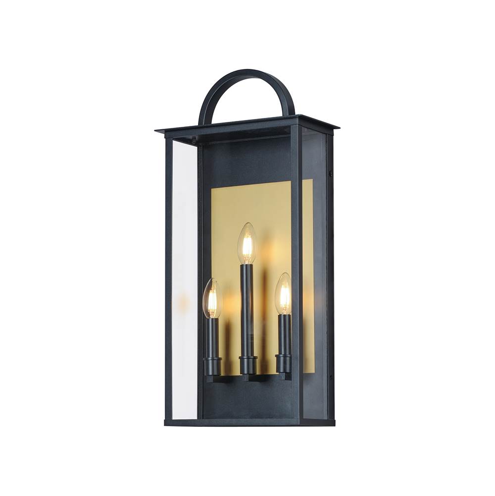 Maxim Lighting Manchester Large 3-Light Outdoor Wall Sconce