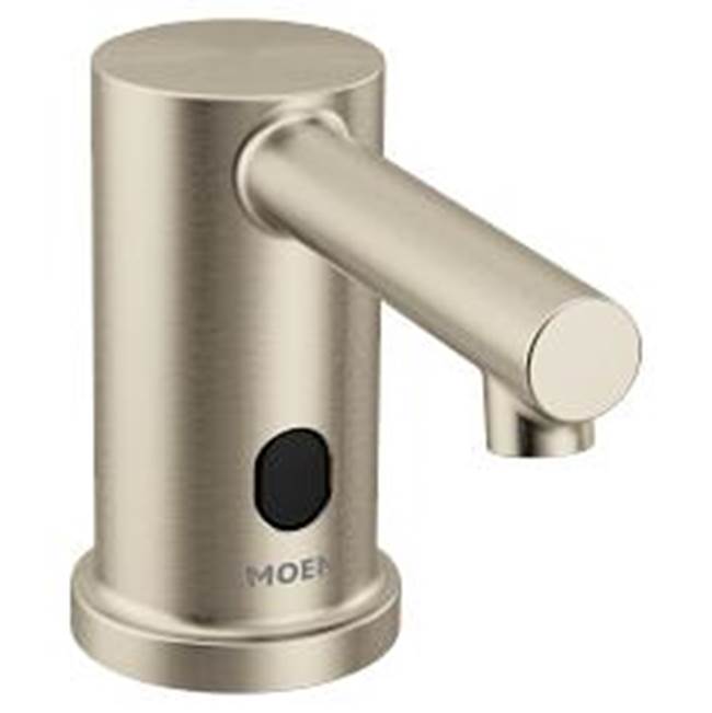 Moen Commercial Brushed nickel soap/lotion dispensers