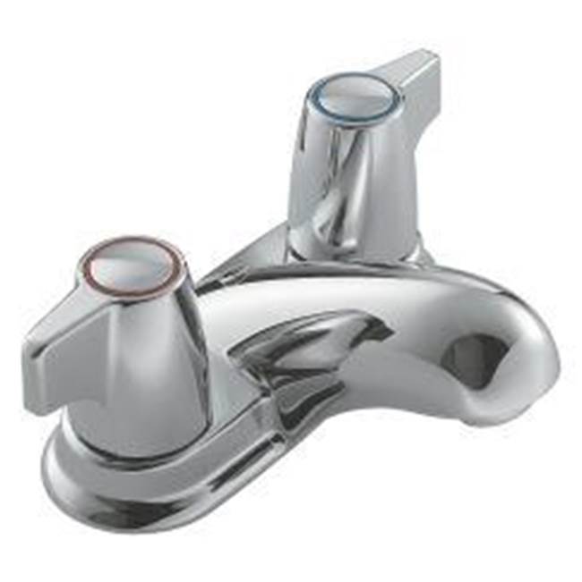 Moen Canada Ii Chrome Two-Handle Low Arc Bathroom Faucet