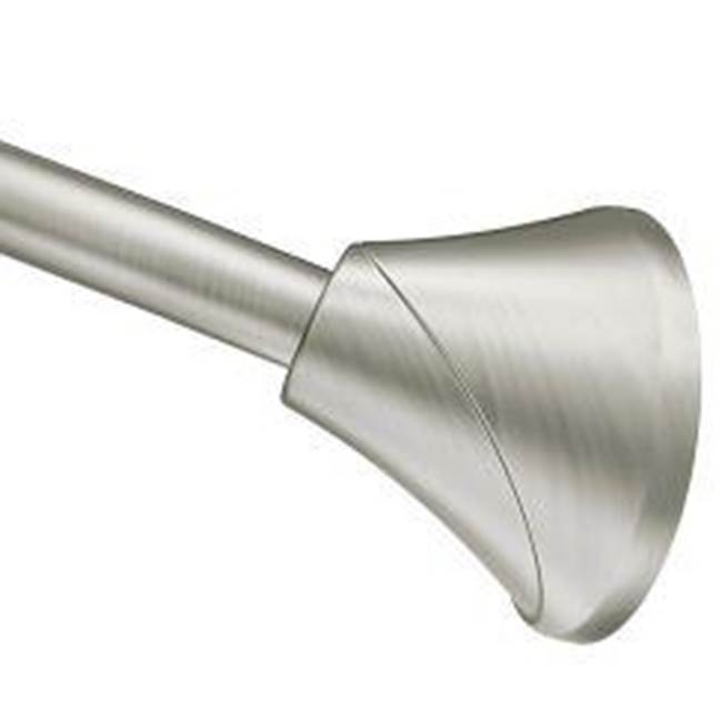 Moen Canada Tension Curved Shower Rod Whlse Bn