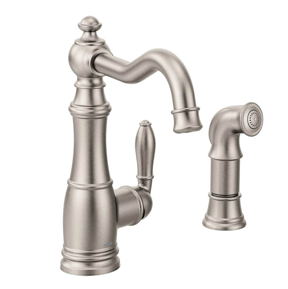 Moen Canada Weymouth Spot Resist Stainless One-Handle High Arc Kitchen Faucet