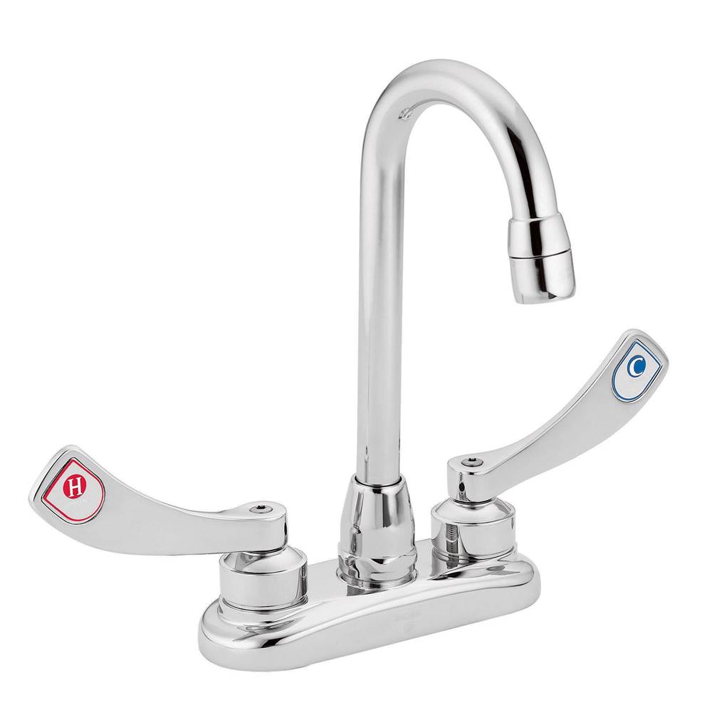 Moen Canada M-Dura Desk Mount Pantry Faucet with Gooseneck Spout and Double Wrist Blade Handle