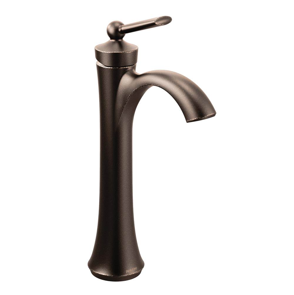 Moen Canada Wynford Oil Rubbed Bronze One-Handle High Arc Vessel Bathroom Faucet