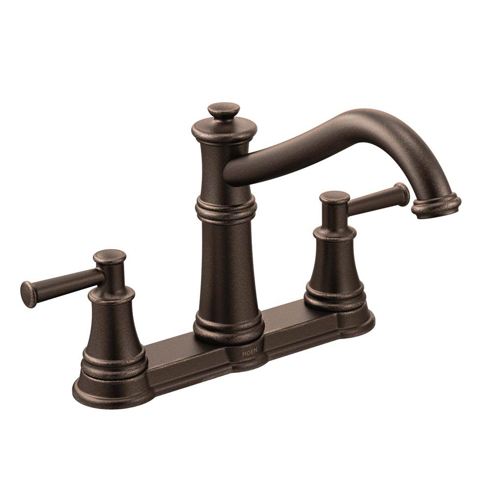 Moen Canada Belfield Oil Rubbed Bronze Two-Handle High Arc Kitchen Faucet