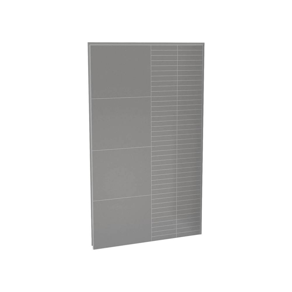 Maax Canada Utile 48 in. Composite Direct-to-Stud Back Wall in Erosion Pebble grey
