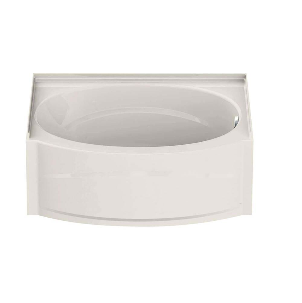 Maax Canada Islander AFR - DTF 60 in. x 38 in. Alcove Bathtub with Left Drain in Biscuit