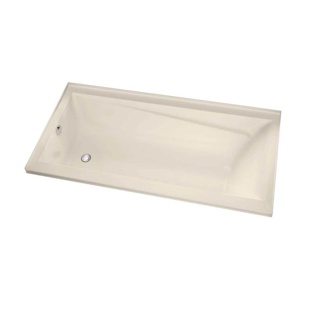Maax Canada Exhibit IF 71.875 in. x 42 in. Alcove Bathtub with Whirlpool System Right Drain in Bone