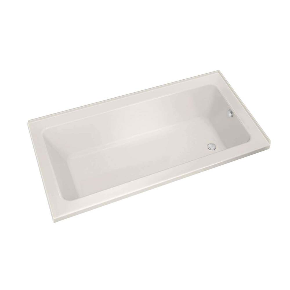 Maax Canada Pose IF 59.625 in. x 29.875 in. Corner Bathtub with Right Drain in Biscuit