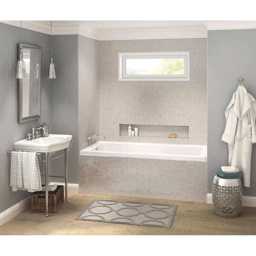 Maax Canada Pose IF 72 in. x 42 in. Alcove Bathtub with Left Drain in White