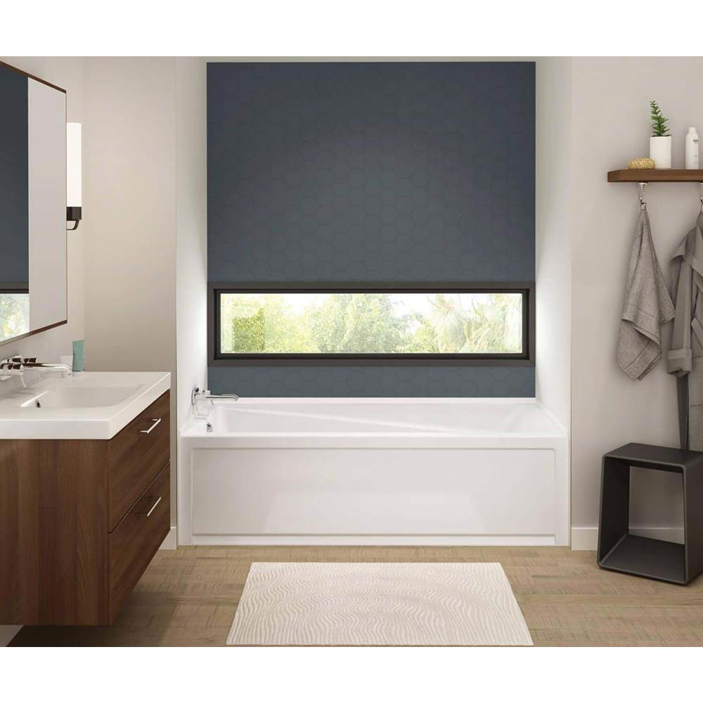 Maax Canada Exhibit IFS DTF 71.875 in. x 32 in. Alcove Bathtub with Aeroeffect System Left Drain in White