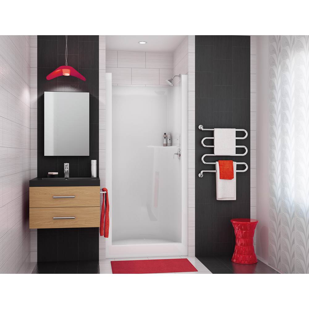Maax Canada SS32 32 in. x 33 in. x 78 in. 1-piece Shower with No Seat, Center Drain in White