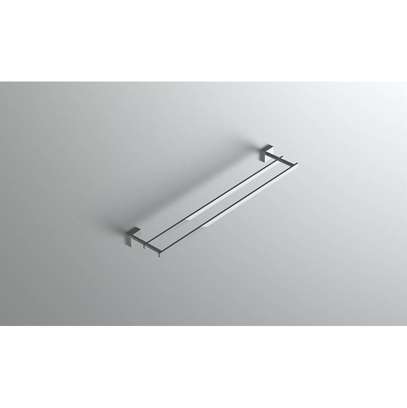 Neelnox Collection Forest Towel Bar Double Finish: Matte Black