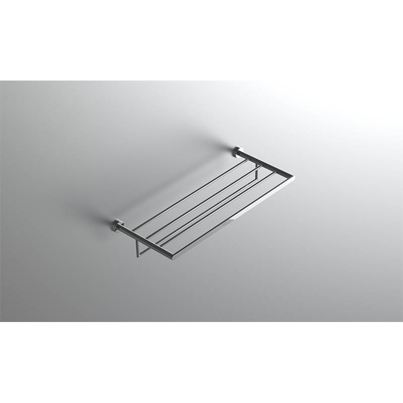 Neelnox Collection Cello Towel Rack with Bar Finish: Glossy White