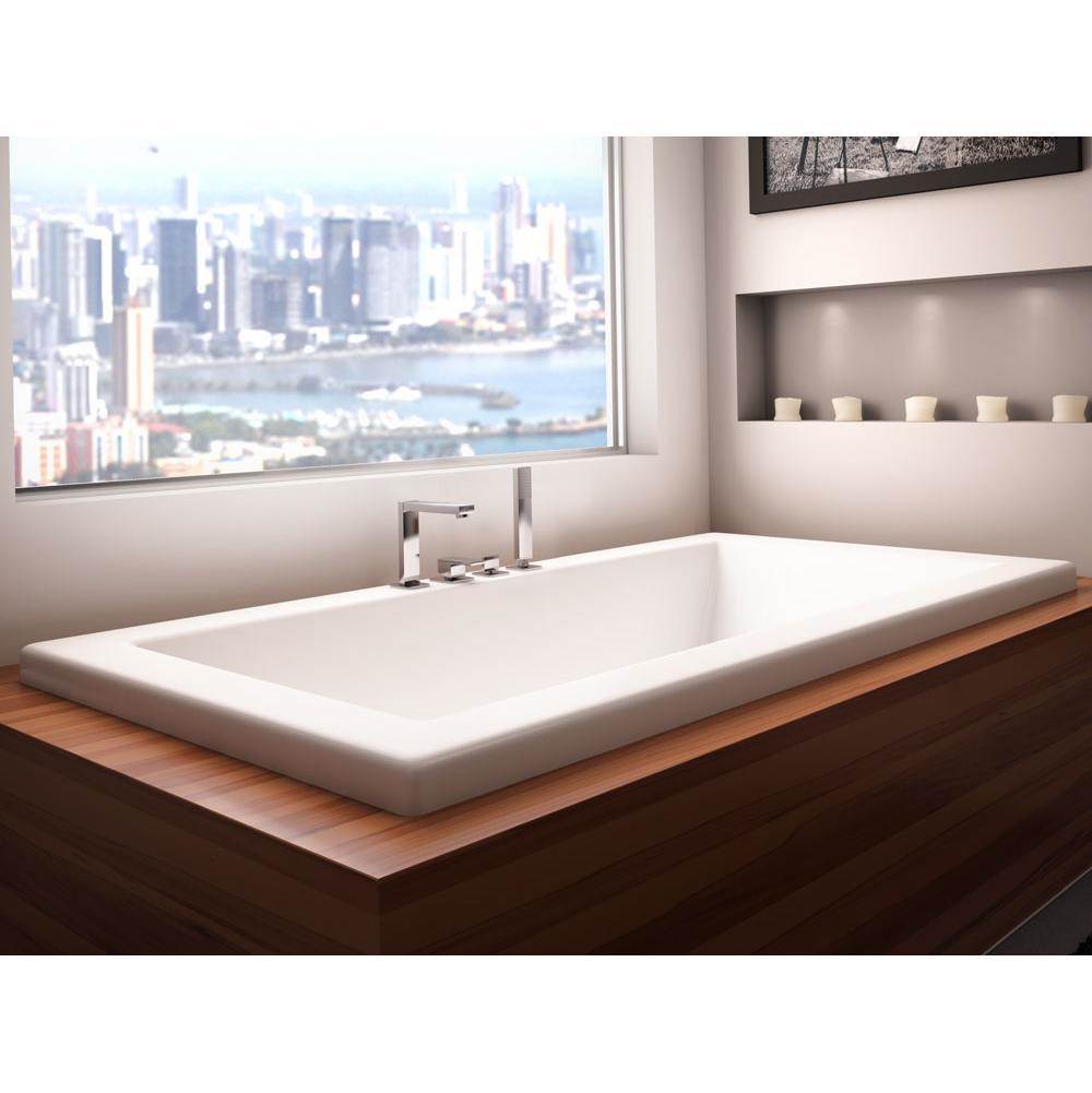 Produits Neptune ZEN bathtub 32x60 with armrests and 3'' top lip, Whirlpool/Activ-Air, Black