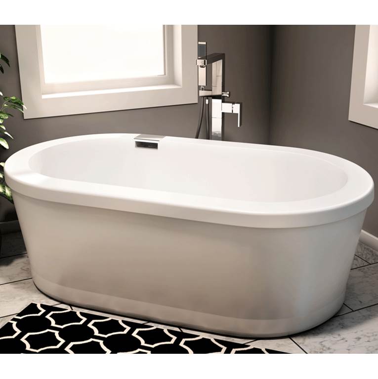 Produits Neptune Freestanding RUBY Bathtub 32x60, Mass-Air, White with Color Skirt