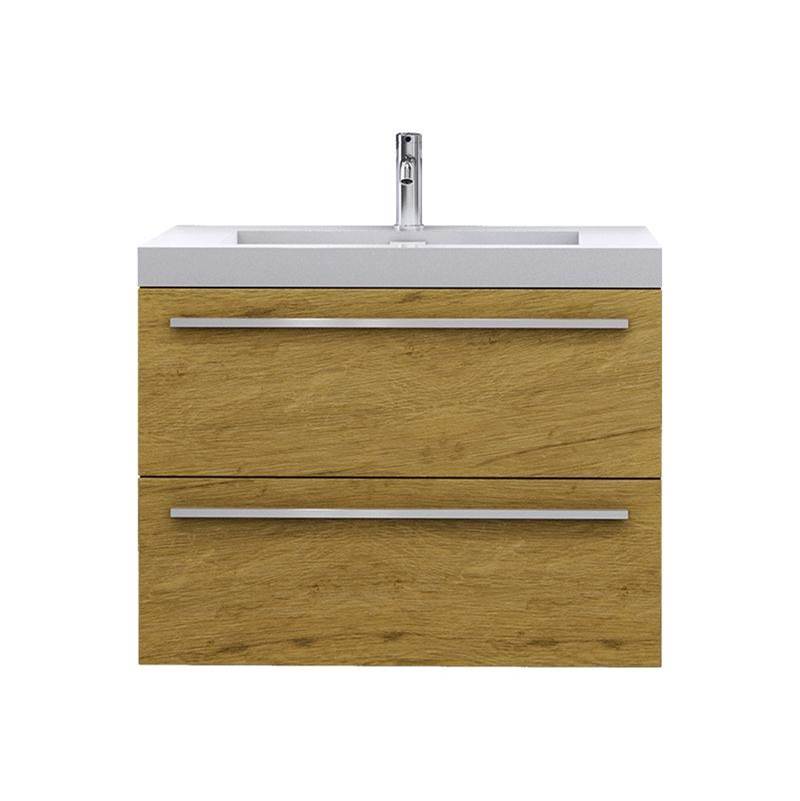 Rubi Slim Basin/Main Cabinet Kit Oak