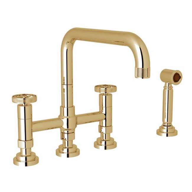 Rohl Canada Campo™ Bridge Kitchen Faucet With Side Spray