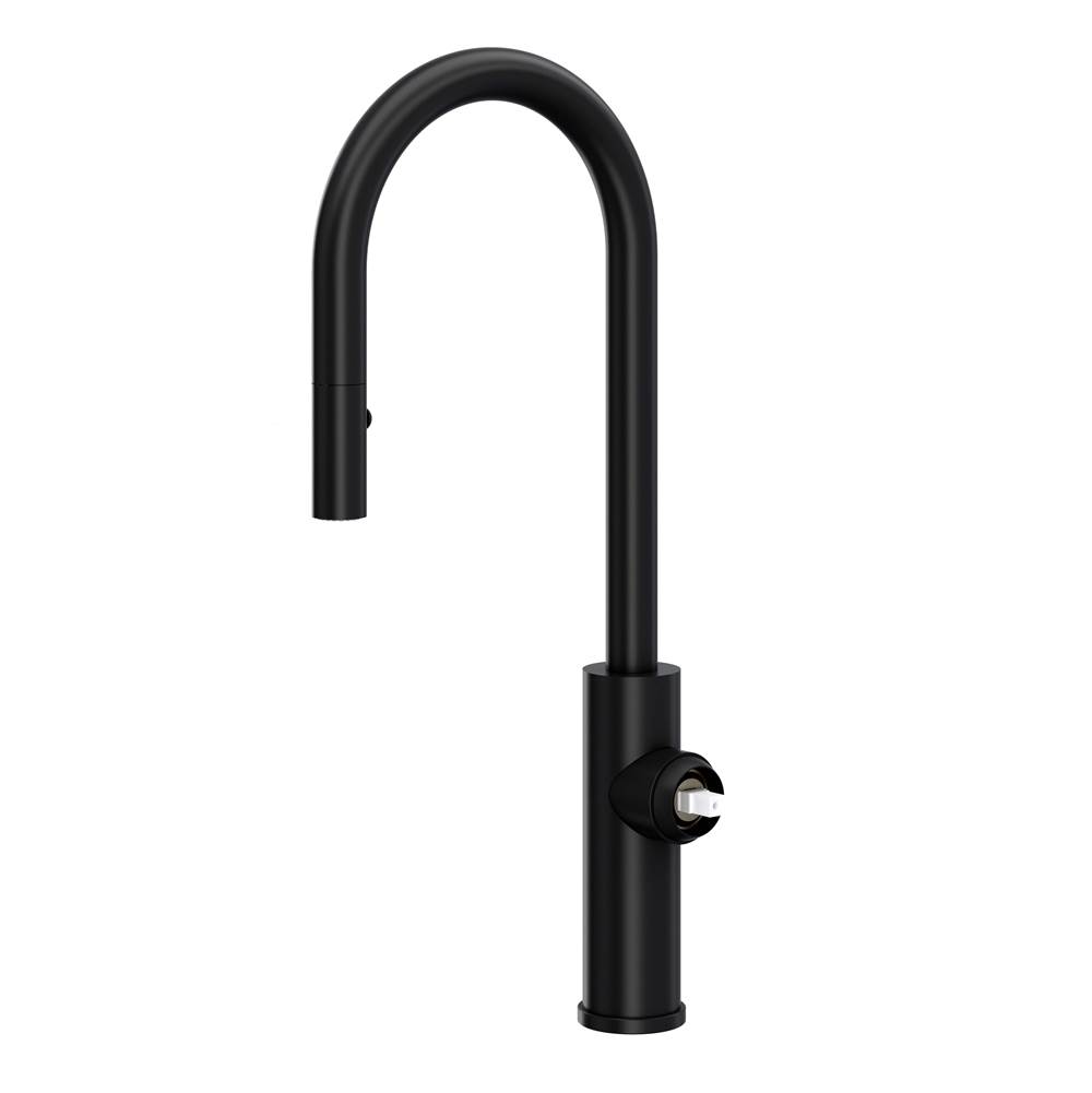 Rohl Canada Eclissi™ Pull-Down Bar/Food Prep Kitchen Faucet with C-Spout - Less Handle
