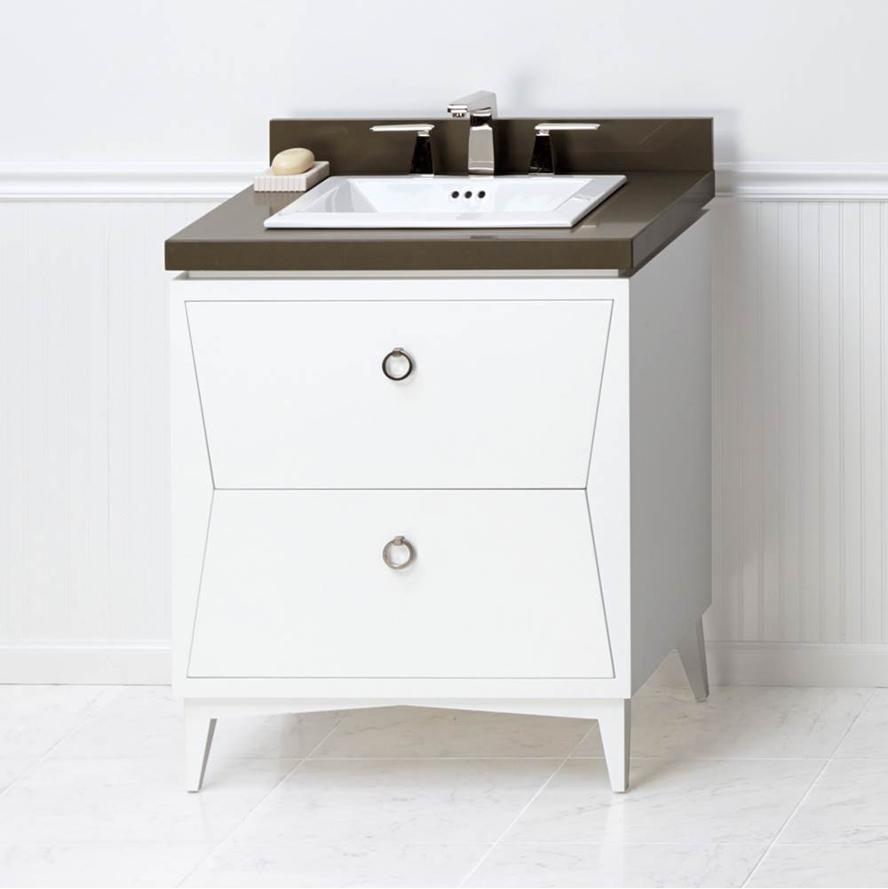 Ronbow 24'' Lexie Bathroom Vanity Cabinet Base in White