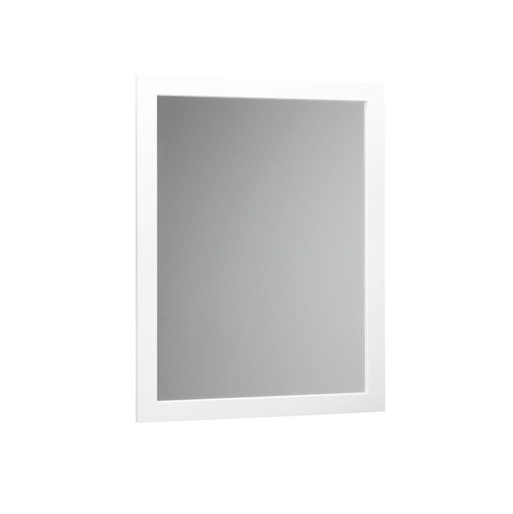 Ronbow 24'' Alina Contemporary Solid Wood Framed Bathroom Mirror in White