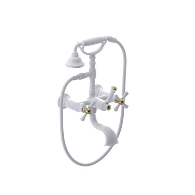 Rubinet Canada Wall Mount Tub Filler With Hand Held Shower