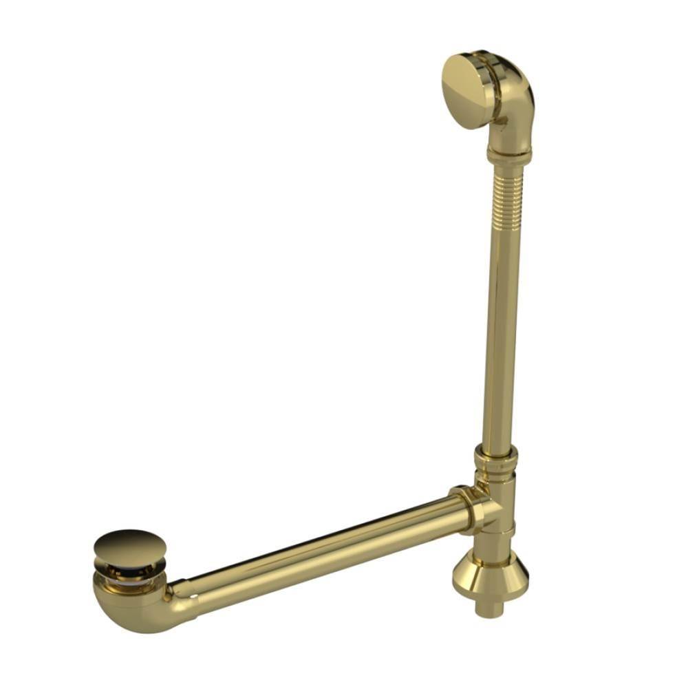 Rubinet Canada Adjustable Push-Up Tubular Waste And Overflow (Solid Brass)