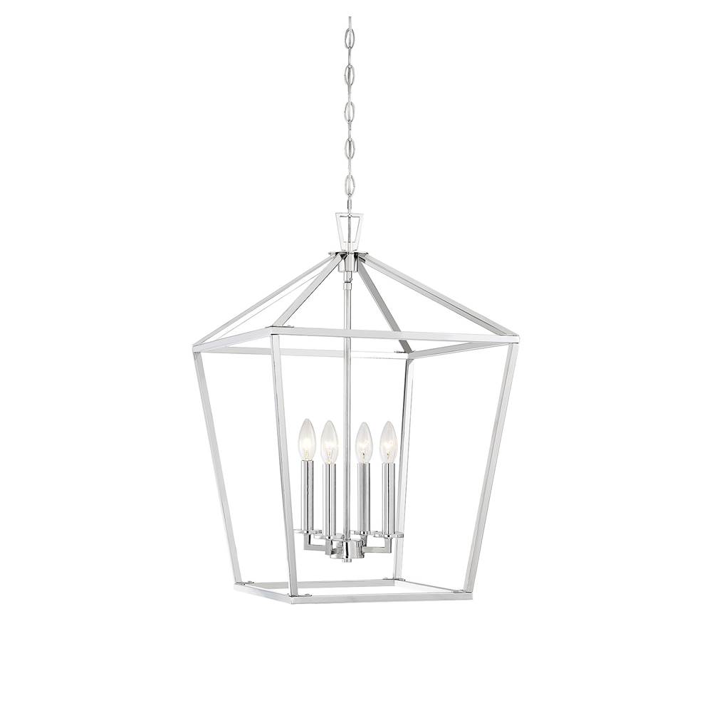 Savoy House Townsend 4-Light Pendant in Polished Nickel
