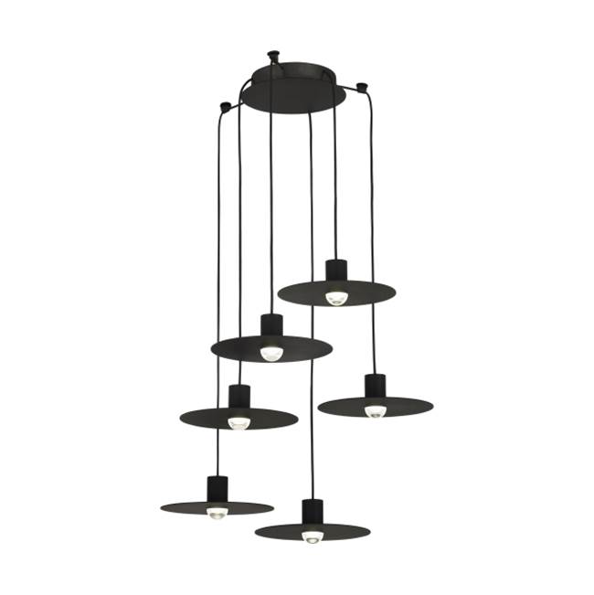 Visual Comfort Modern Collection Eaves 6 Light Chandelier